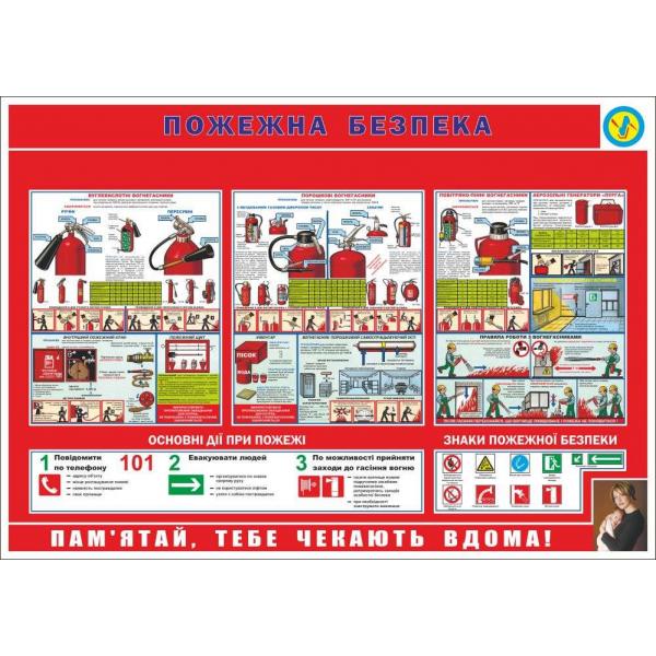Інформаційний стенд "Пожежна безпека"