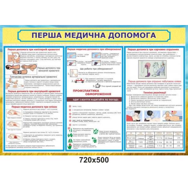 Стенд "Перша медична допомога"