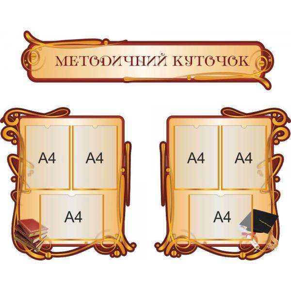 Комплект стендів "Методичний куточок. Лінії"