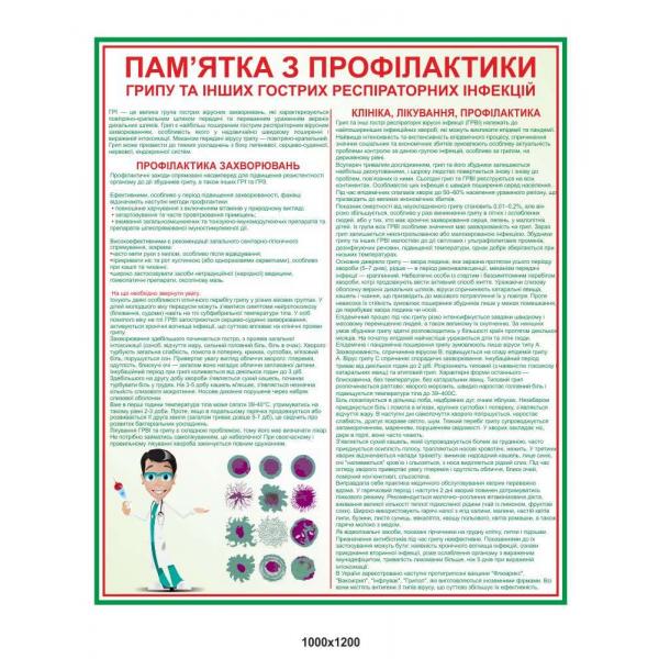 Інформаційний стенд "Пам'ятка з профілактики ГРЗ"