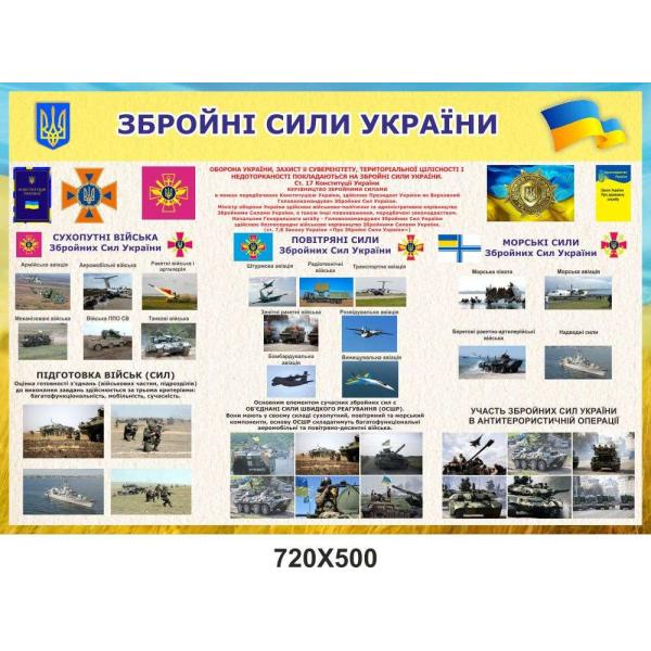 Стенд "Збройні Сили України"