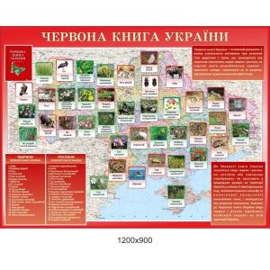 Інформаційний стенд "Червона книга України"