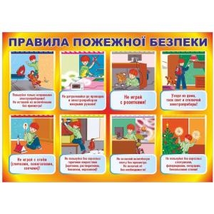 Інформаційний стенд "Правила пожежної безпеки"