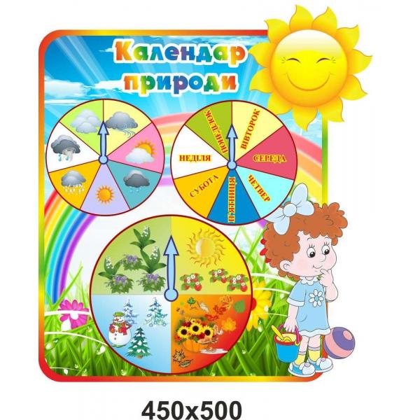 Календар природи для дитячого садка "Непосидьки"