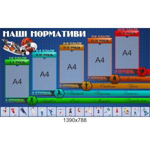 Стенд "Наші нормативи"