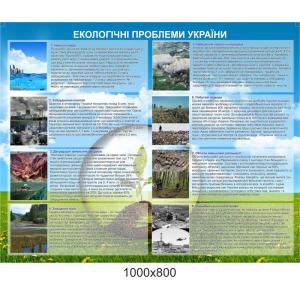 Інформаційний стенд "Екологічні проблеми України"