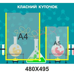 Стенд у кабінет хімії "Класний куточок"