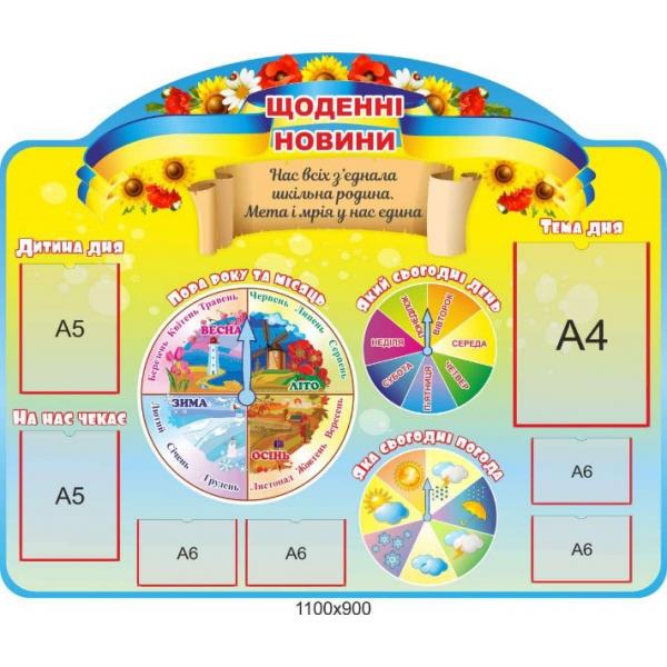 Стенд "Щоденні новини"