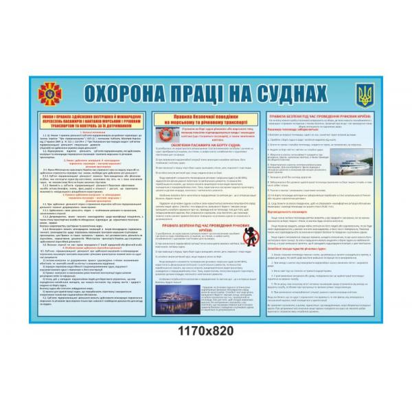 Стенд "Охорона праці на суднах"