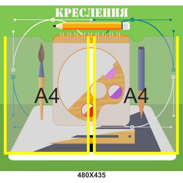 Інформаційний куточок "Креслення"