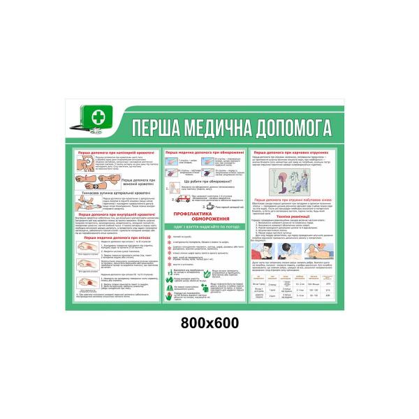 Стенд "Перша медична допомога"