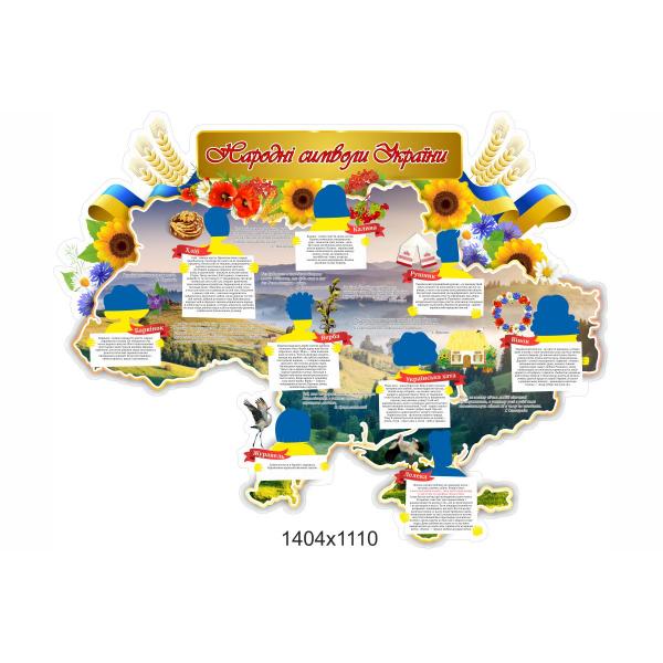 Стенд "Народні символи України"