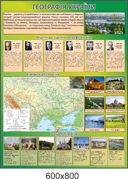 география украины